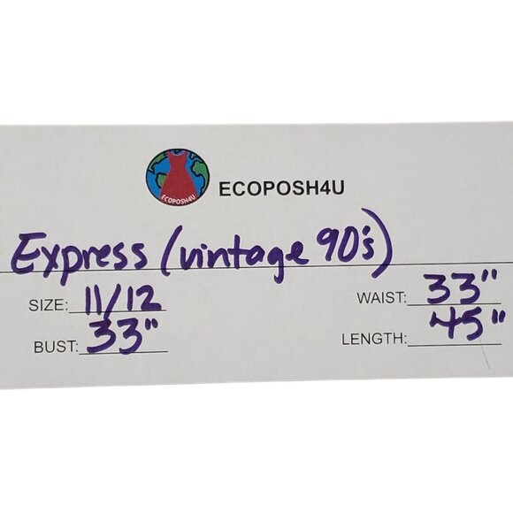 Vintage Express Womens Floral Strapless Midi Length Dress 11/12 - Picture 5 of 5